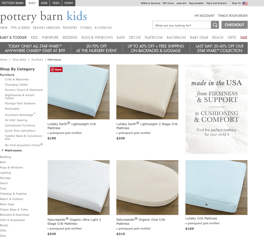 lullaby crib mattress pottery barn review